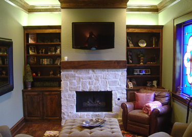 Custom designed, upscale living spaces ... from custom home builder Trent Williams Construction