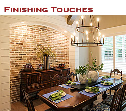 Finishing touches in the Texas home ... from Trent Williams Construction, Tyler, Texas Finishing touches in the Texas home ... from Trent Williams Construction, Tyler, Texas